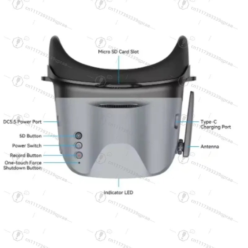 Drone Racing Goggles - Analog FPV Gözlüğü BETAFPV VR04 4.3