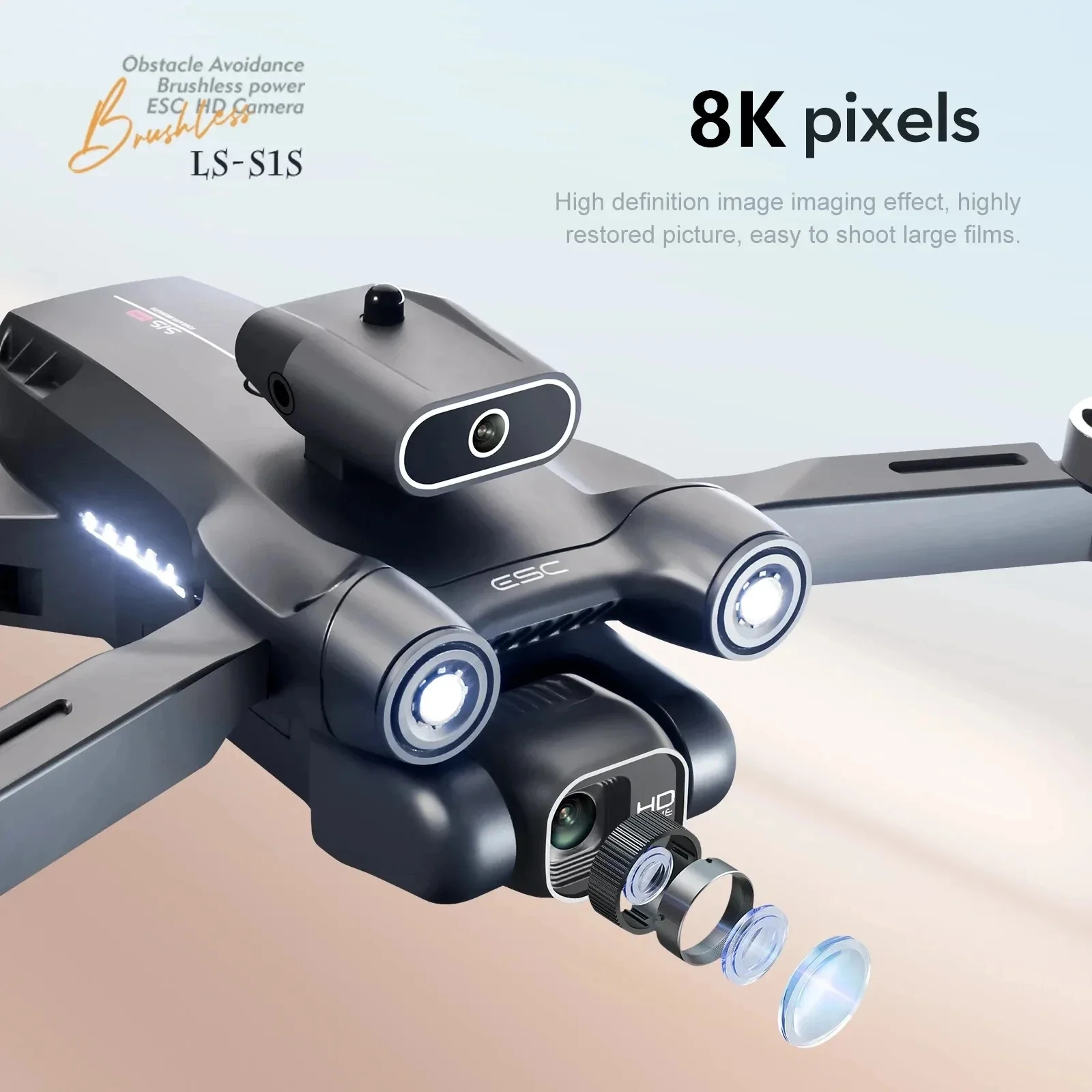 Yeni S1S 5G GPS Drone kamera 8 - Drone Racing Camera incelemesi ve fiyatı