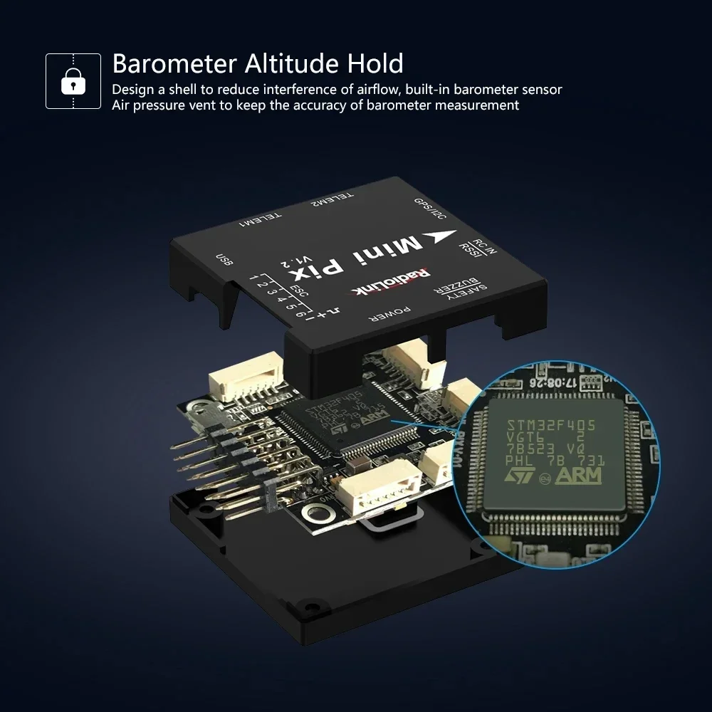 Radiolink Yeni Mini PIX V1.2 U - Drone Racing Flight Controller incelemesi ve fiyatı