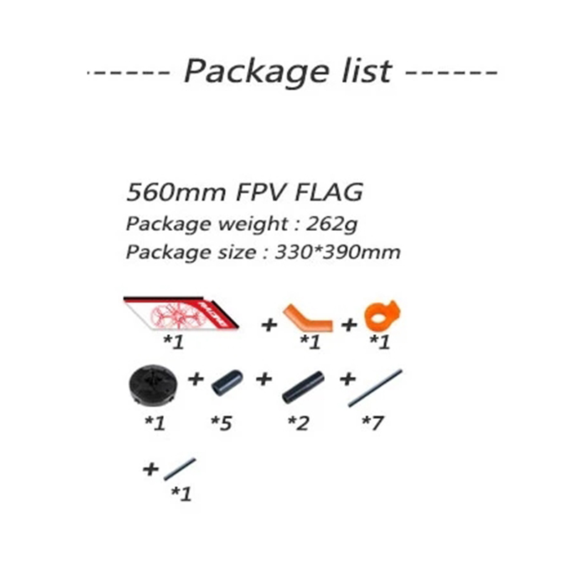 LDARC 560mm FPV Freestyle açık - Drone Racing Gate incelemesi ve fiyatı
