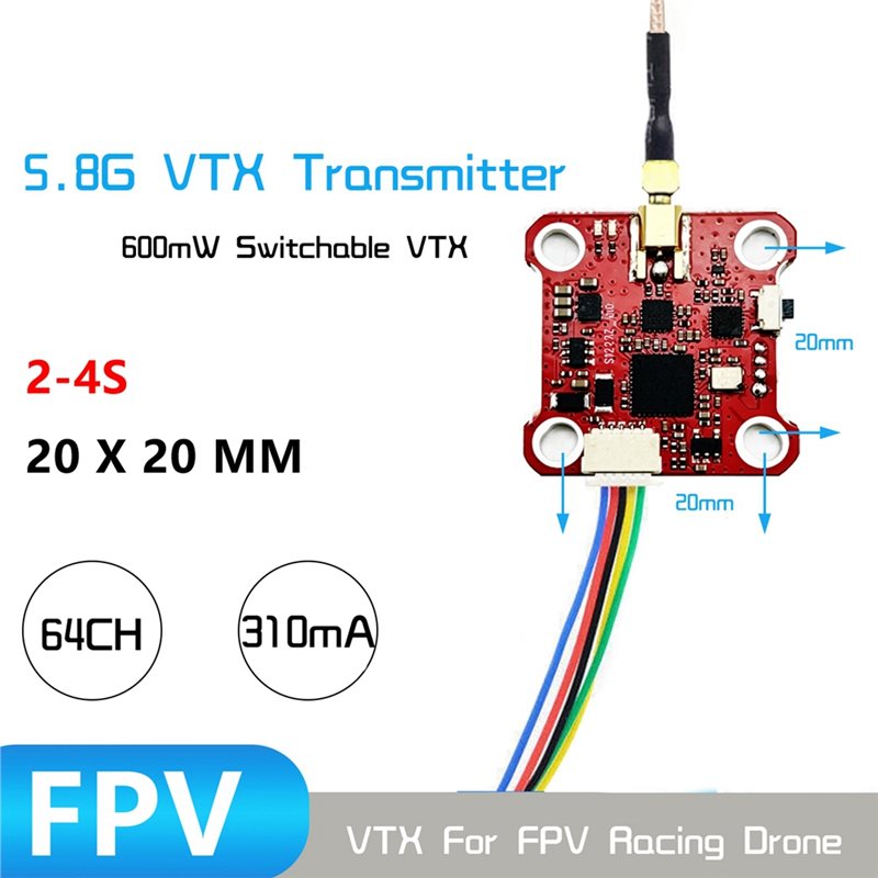 B27B MINI008 VTX 64CH 5.8G Ana - Drone Racing Vtx incelemesi ve fiyatı